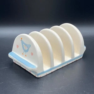 John Lewis Polly’s Despensa Gres 4 Rebanadas Estante para Tostadas Granja Pollo - Imagen 1 de 6
