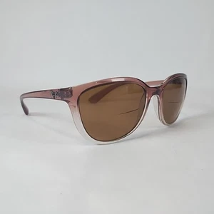 Occhiali da sole Ray-Ban 4167 847/68 plastica Cateye solo montatura marrone sfumato - Foto 1 di 6