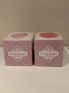 2 x 100 Stück Cruzcampo Lager Bierdeckel Brandneu & Versiegelt Kostenloser Versand am selben Tag - Bild 1 von 2