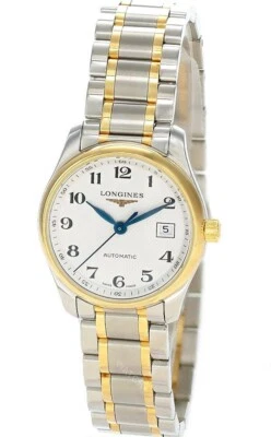 浪琴表 Master Collection 自动 29 毫米白色表盘女士腕表 L2.257.5.78.7 — 第 1/4 张图片