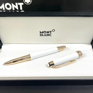 Montblanc Solitaire Weißgold Classique Trim 163 Tintenroller mit Box - Bild 1 von 2