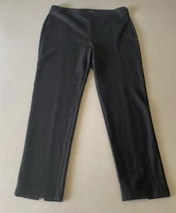 St. John Caviar Damen schwarz hoch geschnitten Strickhose Gr. 10 Rückenschlitz gebraucht, in einwandfreiem Zustand - Bild 1 von 15