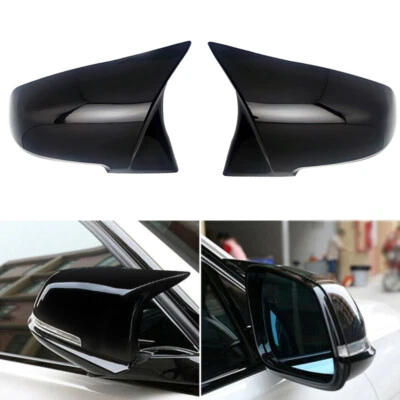 Tapa de cubierta de espejo retrovisor lateral negro brillante para BMW F20 F87 M2 F30 F32 F34 F36 i3 E84 Foto 1 de 4