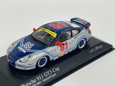 1/43 Minichamps Porsche 911 GT3 Cup 2003 , Daytona 250 400 036981 CS249 - Image 1 of 4