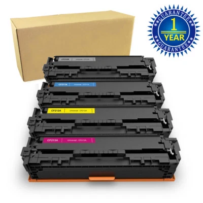 4PK CF210A Toner Cartridge For HP 131A LaserJet Pro 200 M251nw MFP M276nw M251n - Image 1 of 4