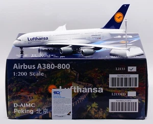 Avión diecast modelo D-AIMC SQ Wings 1:200 L2133 Lufthansa AIRBUS A380 - Imagen 1 de 16