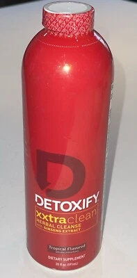 Extracto de ginseng de limpieza a base de hierbas Detoxify Xxtra Clean sabor tropical dietético Foto 1 de 3