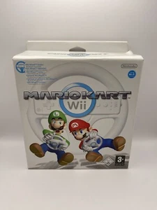 Mario Kart Wii - Lenkrad Bundle (Nintendo Wii) 2008 OVP mit Spiel und Lenkrad - Bild 1 von 4