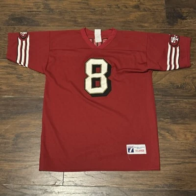 Camiseta Steve Young #8 Vintage San Francisco 49ers Logo 7 Juegos Talla Juvenil XL 18-20 Foto 1 de 4