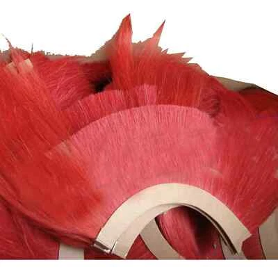 Cepillo de cresta roja pluma roja nuevo pelo de caballo natural para casco griego corintio Foto 1 de 2