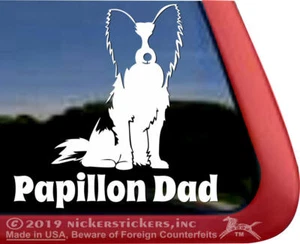 Papillon Dad Window Decal - Bild 1 von 3