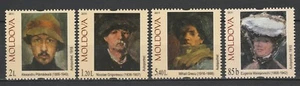 Moldova 2011 Art: Paintings Self-Portraits 4 MNH stamps - Picture 1 of 1