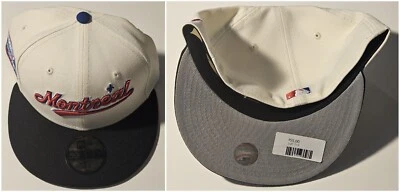 Montreal Expos Vintage New Era 7 1/4 59 Fifty Fitted Olympic Stadium Rare NWT - Image 1 of 4