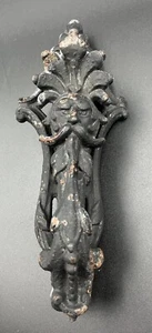 Antique Cast Iron Kenrick Door Knocker - Green Man / Neptune From 1876 - 1892 - Picture 1 of 15