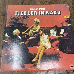 Arthur Fiedler - Boston Pops "Fiedler in Rags" LP Vinyl (1973) Polydor PD 6033  - Picture 1 of 4