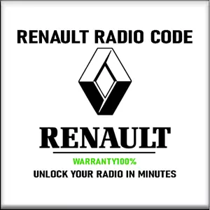 RENAULT RADIO CODE UNLOCK STEREO PHILLIPS BOSCH TOUCH SERIES SAT/NAV 9 SERVICE - Picture 1 of 2