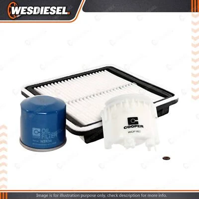 Oil Air Fuel Filter Service Kit fits Subaru Impreza GH Liberty Outback BP BL WRX - image 1 of 2
