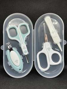 Little Martins Baby Nail Care Kit Clippers Scissors Tweezer Hiking Camping Case - Picture 1 of 3