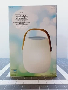 Decorative Large Rechargable Bluetooth Speaker w/ Warm White Light - Picture 1 of 6