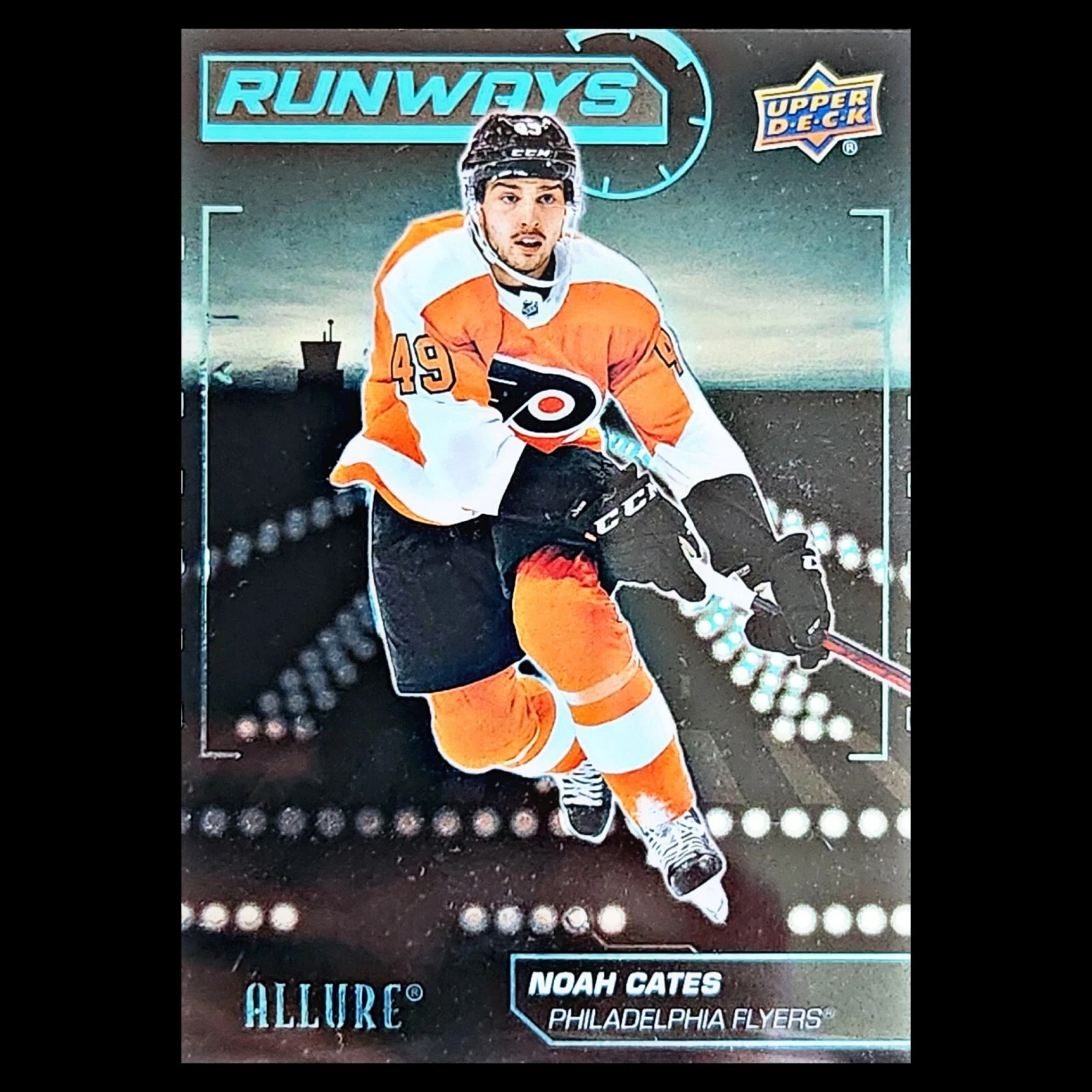 2022-23 Upper Deck Allure Runways #RW-1 Noah Cates - Philadelphia Flyers [Hr4]