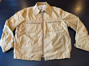 Vintage Field & Stream Tan Zip Jacket, Men's 42, Tan, Made in USA, St Paul MN - Picture 1 of 7