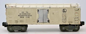 Customized Lionel 3472 Automatic Refrigerated Milk Car Silver Doors O Gauge 1:48 - Picture 1 of 6