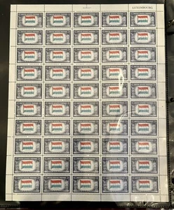 SCOTT 912 FLAG OF LUXEMBOURG 5 CENT MNH FULL SHEET OF 50 - Picture 1 of 1