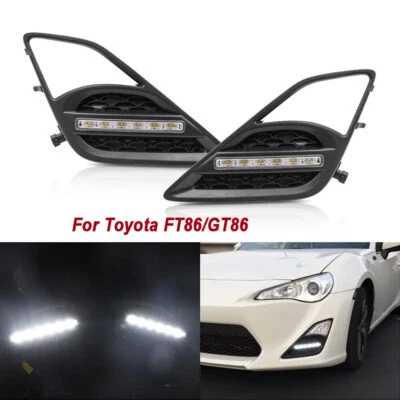 Luces antiniebla LED DRL luces de circulación diurna para Scion FR-S Toyota GT86 Subaru BRZ Foto 1 de 4