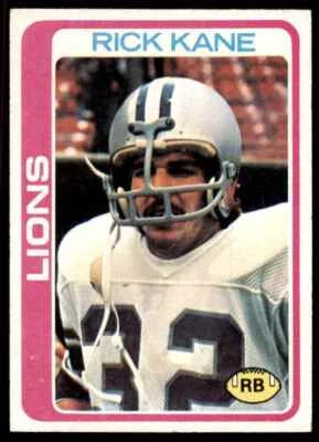 1978 Topps Rick Kane Football Cards #126 - Image 1 of 2