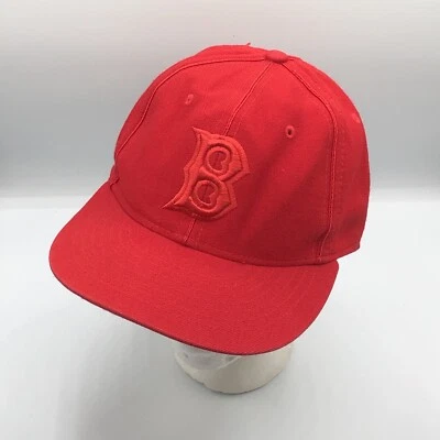 Boné de beisebol Boston Red Sox Cooperstown coleção vermelho ajustado 1946 tamanho 7 1/8 - Imagem 1 de 4