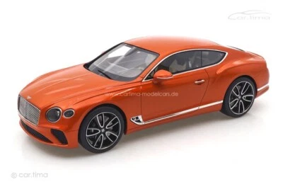 Bentley Continental GT Coupé Arancione Fiamma TopSpeed 1:18 TS0222 - Immagine 1 di 4