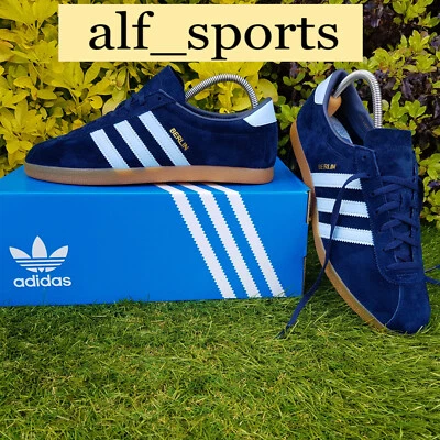❤️Neu mit Karton & Original Adidas Originals® Berlin "City Series" Turnschuhe UK Größe 9,5 - Bild 1 von 4