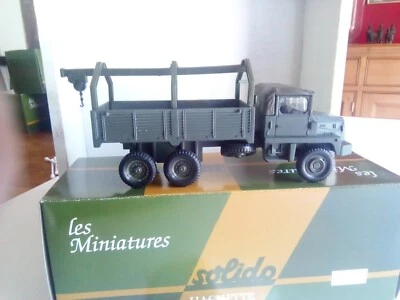 SOLIDO MILITAIRE BERLIET CAMION GBC KT de dépannage de l'armée Française - Photo 1/4