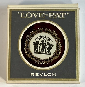 Vintage Revlon New Old Stock Love-Pat Tropic Tan Compact New Unused In Box - Picture 1 of 6