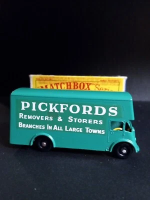 Furgoneta de remoción Matchbox #46B Pickfords 1960 en caja original D2 Foto 1 de 4