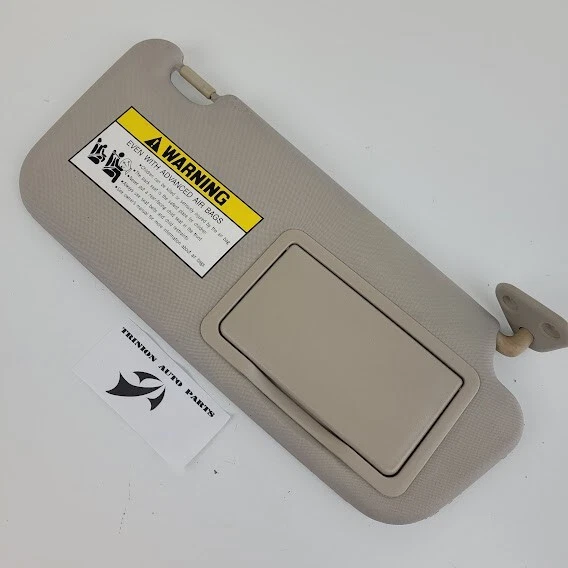 Land Rover Discovery 2000-2004 parasol lateral derecho del pasajero con espejo beige OEM Foto 1 de 4