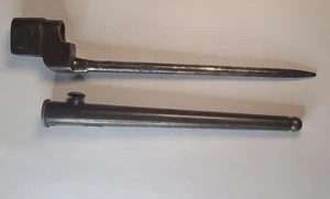 Vintage Spike Bayonet With Scabbard I can't make out the stamp. Pic-3 - Picture 1 of 11