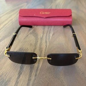 AUTÉNTICAS gafas de sol Cartier con marco cuadrado de acetato. CT2053.Con estuche. TOTALMENTE NUEVO - Imagen 1 de 8