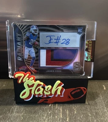 2022 Panini Spectra James Cook Radiant Rookie Patch Auto /99 RPA #RAD-JCO Bills - Image 1 of 2