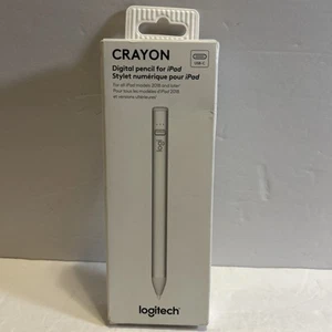Logitech Crayon Digital Pencil for iPads 2018 And Later USB-C Silver Open Box - Afbeelding 1 van 6