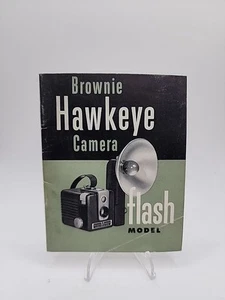 Vintage Instruction Book Manual for Kodak Brownie Hawkeye Camera Flash Model  - Picture 1 of 3