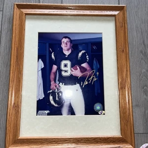 Drew Brees Signed 8x10 Photo autographed COA NFL all pro framed  - Picture 1 of 4