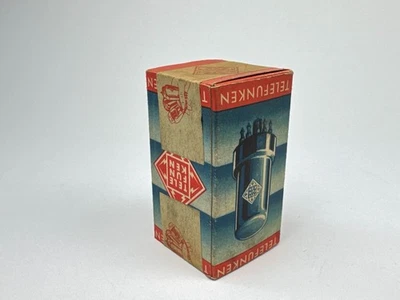 Telefunken EF12k Röhre sealed NOS OVP selten Stahlröhre Mikrofon Verstärker neu - Bild 1 von 3