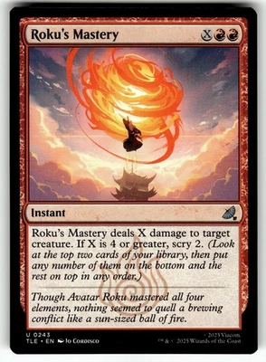MTG Avatar: The Last Airbender: Eternal-Legal Card #243 Roku's Mastery - Image 1 of 4
