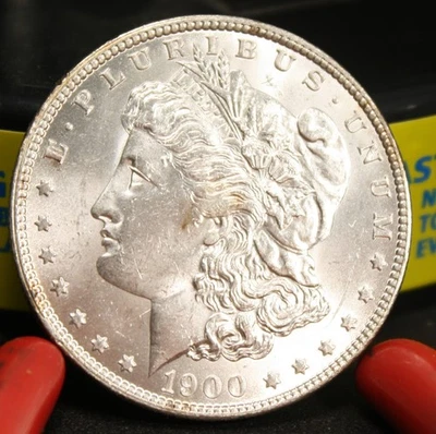 1900 o/cc morgan dollar BU - Image 1 of 4
