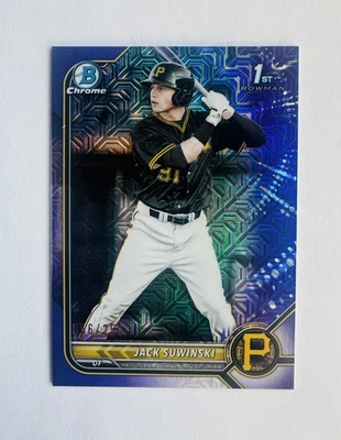 2022 Bowman - Chrome Prospect   Jack Suwinski #CPA-JS Purple /250 - Image 1 of 2