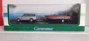 CARARAMA  RANGE ROVER 2003 & FISHER SPEED BOAT - UNOPENED - 1.72 - Picture 1 of 13