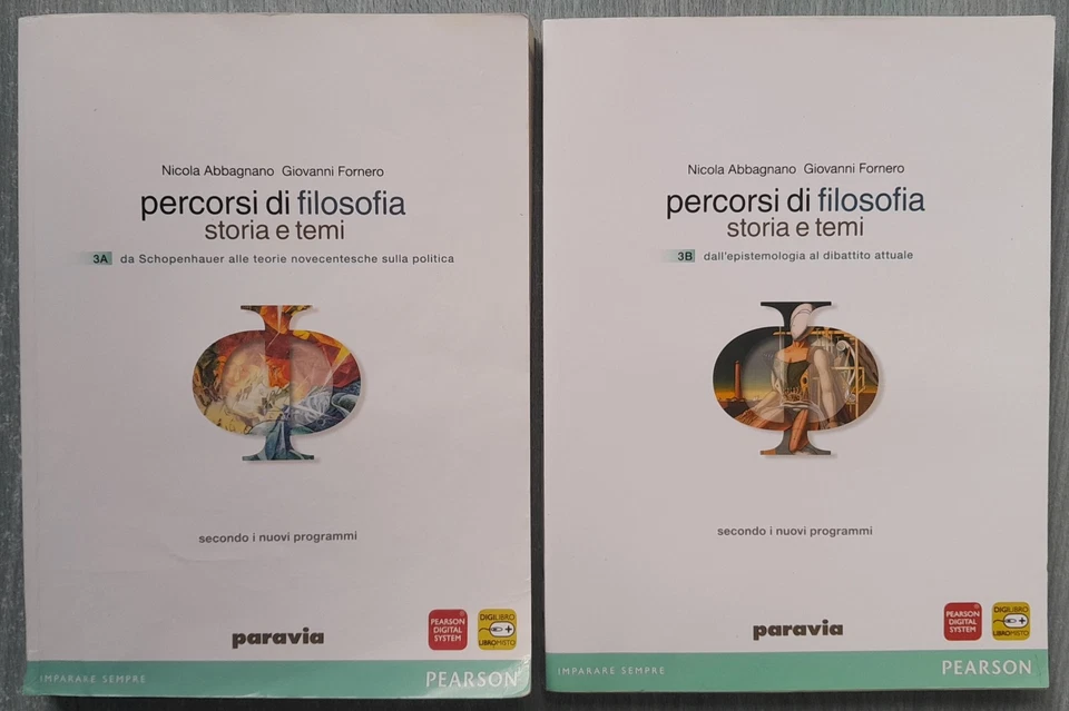 Percorsi di Filosofia Abbagnano Fornero 3A + 3B Storia e Temi Paravia - Immagine 1 di 4