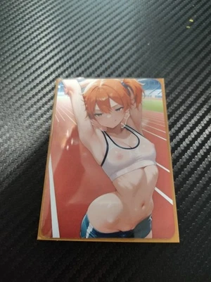 2.5x3.5" Premium Photo Print ACEO Card Curvy Waifu Redhair Cartoon +18 Misty - Image 1 of 3