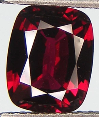 6.67CT. EXCELLENT CUT CUSHION 12x10 MM. PIGEON BLOOD RED RUBY LAB CORUNDUM - Image 1 of 3